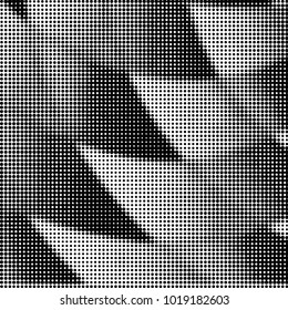 Grunge halftone black and white dots texture background. Spotted vector Abstract Texture
