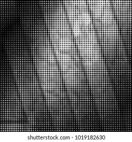 Grunge halftone black and white dots texture background. Spotted vector Abstract Texture
