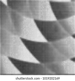 Grunge halftone black and white dots texture background. Spotted vector Abstract Texture
