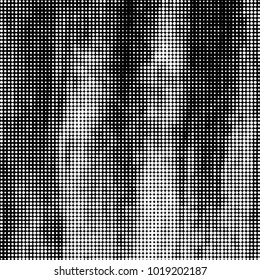 Grunge halftone black and white dots texture background. Spotted vector Abstract Texture

