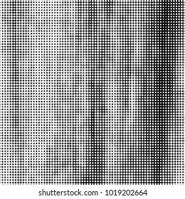 Grunge halftone black and white dots texture background. Spotted vector Abstract Texture
