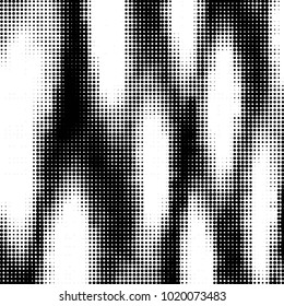 Grunge halftone black and white dots texture background. Spotted vector Abstract Texture
