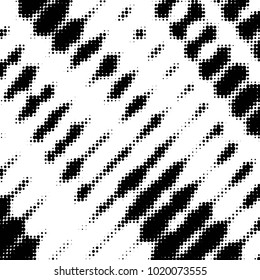Grunge halftone black and white dots texture background. Spotted vector Abstract Texture
