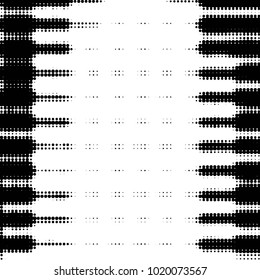 Grunge halftone black and white dots texture background. Spotted vector Abstract Texture
