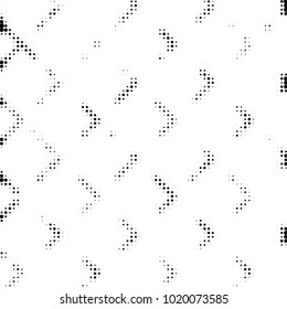 Grunge halftone black and white dots texture background. Spotted vector Abstract Texture
