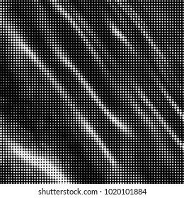 Grunge halftone black and white dots texture background. Spotted vector Abstract Texture
