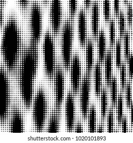 Grunge halftone black and white dots texture background. Spotted vector Abstract Texture
