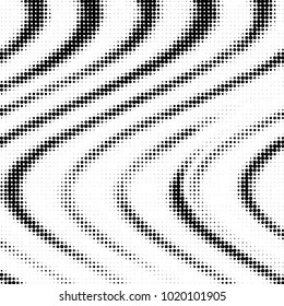 Grunge halftone black and white dots texture background. Spotted vector Abstract Texture
