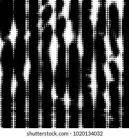 Grunge halftone black and white dots texture background. Spotted vector Abstract Texture
