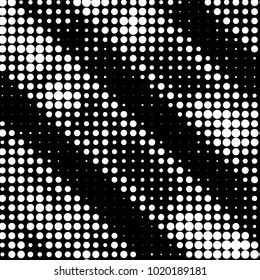 Grunge halftone black and white dots texture background. Spotted vector Abstract Texture
