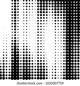 Grunge halftone black and white dots texture background. Spotted vector Abstract Texture
