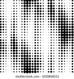 Grunge halftone black and white dots texture background. Spotted vector Abstract Texture

