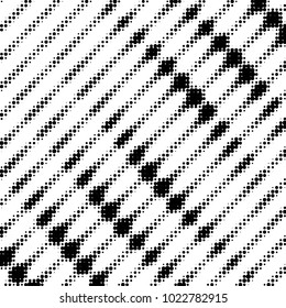 Grunge halftone black and white dots texture background. Spotted vector Abstract Texture

