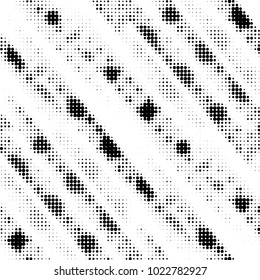 Grunge halftone black and white dots texture background. Spotted vector Abstract Texture
