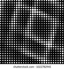 Grunge halftone black and white dots texture background. Spotted vector Abstract Texture

