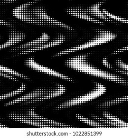 Grunge halftone black and white dots texture background. Spotted vector Abstract Texture
