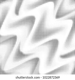 Grunge halftone black and white dots texture background. Spotted vector Abstract Texture
