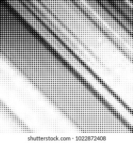 Grunge halftone black and white dots texture background. Spotted vector Abstract Texture
