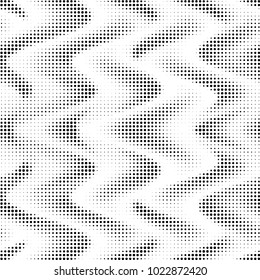 Grunge halftone black and white dots texture background. Spotted vector Abstract Texture
