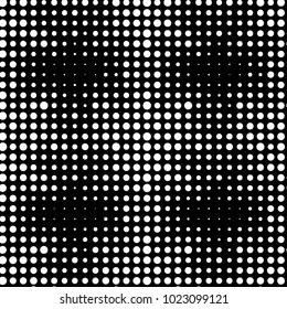 Grunge halftone black and white dots texture background. Spotted vector Abstract Texture

