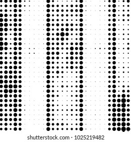 Grunge halftone black and white dots texture background. Spotted vector Abstract Texture
