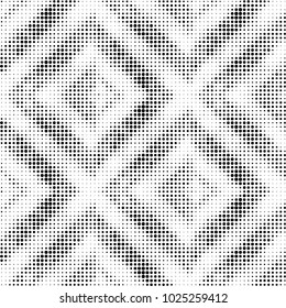 Grunge halftone black and white dots texture background. Spotted vector Abstract Texture
