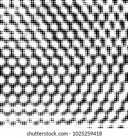 Grunge halftone black and white dots texture background. Spotted vector Abstract Texture
