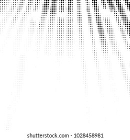 Grunge halftone black and white dots texture background. Spotted vector Abstract Texture
