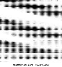 Grunge halftone black and white dots texture background. Spotted vector Abstract Texture
