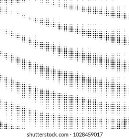 Grunge halftone black and white dots texture background. Spotted vector Abstract Texture
