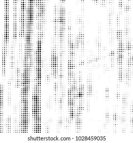 Grunge halftone black and white dots texture background. Spotted vector Abstract Texture
