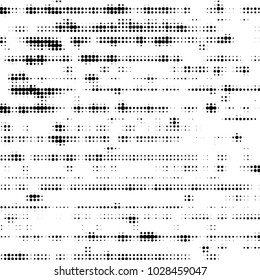 Grunge halftone black and white dots texture background. Spotted vector Abstract Texture
