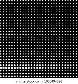 Grunge halftone black and white dots texture background. Spotted vector Abstract Texture
