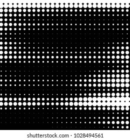 Grunge halftone black and white dots texture background. Spotted vector Abstract Texture
