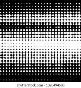 Grunge halftone black and white dots texture background. Spotted vector Abstract Texture
