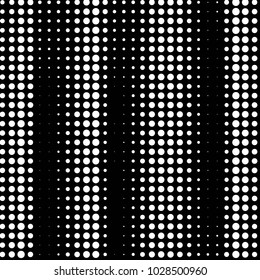 Grunge halftone black and white dots texture background. Spotted vector Abstract Texture
