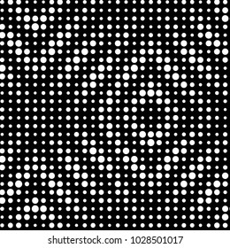 Grunge halftone black and white dots texture background. Spotted vector Abstract Texture
