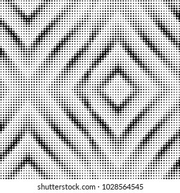 Grunge halftone black and white dots texture background. Spotted vector Abstract Texture
