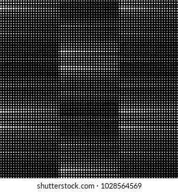Grunge halftone black and white dots texture background. Spotted vector Abstract Texture
