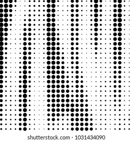 Grunge halftone black and white dots texture background. Spotted vector Abstract Texture

