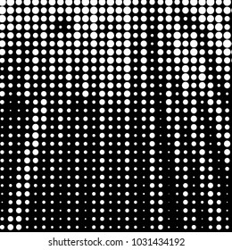 Grunge halftone black and white dots texture background. Spotted vector Abstract Texture
