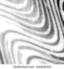 Grunge halftone black and white dots texture background. Spotted vector Abstract Texture
