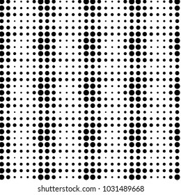Grunge halftone black and white dots texture background. Spotted vector Abstract Texture
