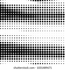 Grunge halftone black and white dots texture background. Spotted vector Abstract Texture
