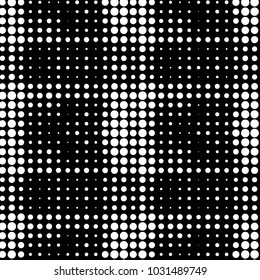 Grunge halftone black and white dots texture background. Spotted vector Abstract Texture
