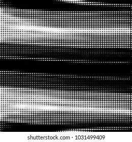 Grunge halftone black and white dots texture background. Spotted vector Abstract Texture
