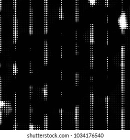 Grunge halftone black and white dots texture background. Spotted vector Abstract Texture
