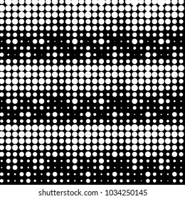 Grunge halftone black and white dots texture background. Spotted vector Abstract Texture
