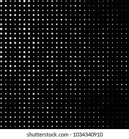 Grunge halftone black and white dots texture background. Spotted vector Abstract Texture
