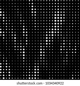 Grunge halftone black and white dots texture background. Spotted vector Abstract Texture
